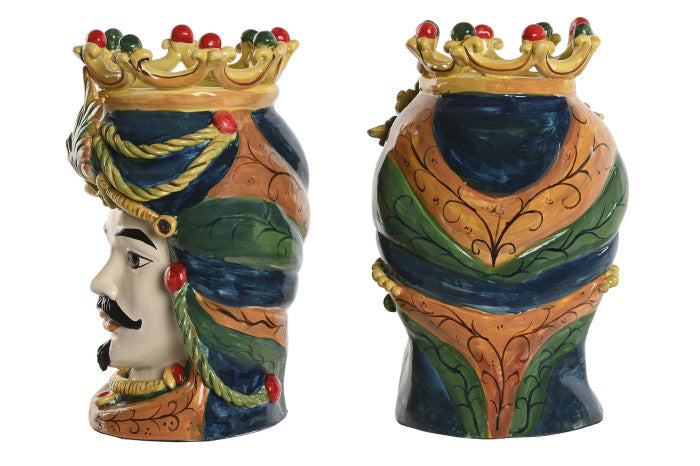 Jarrón Testa di Moro · Cerámica artesanal · Jarrón Siciliano