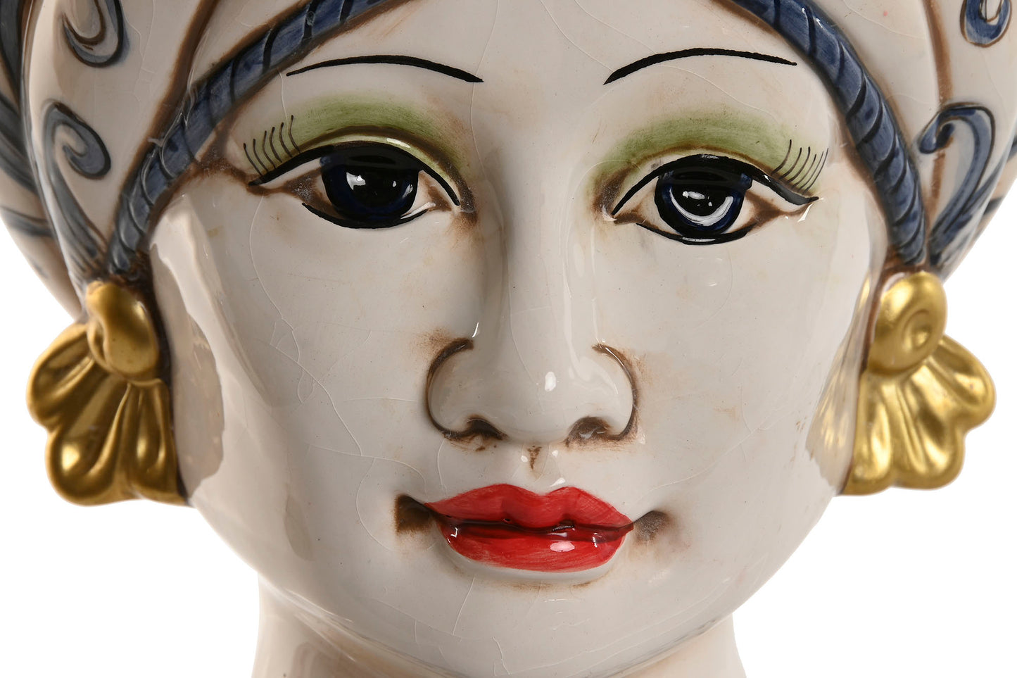 Jarrón Testa di Moro · Cerámica artesanal